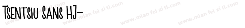 Tsentsiu Sans HJ字体转换